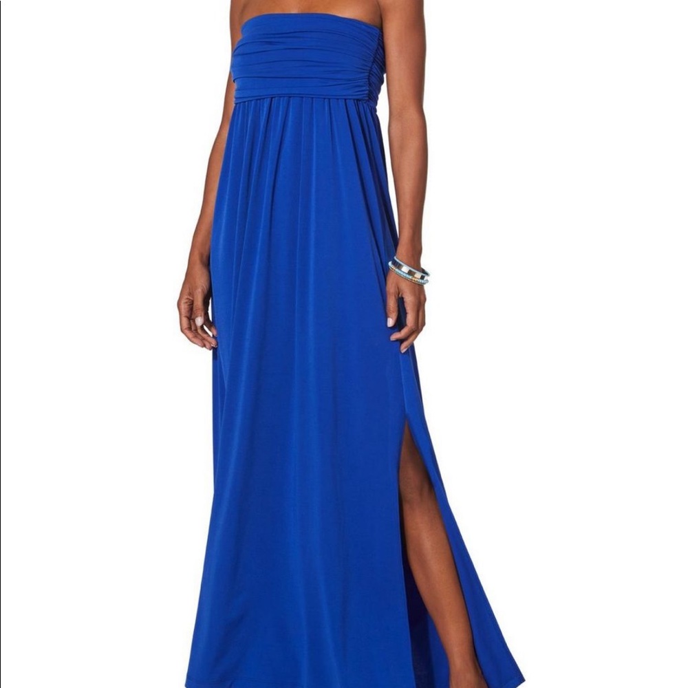 Royal Blue Boston Proper Maxi Dress.